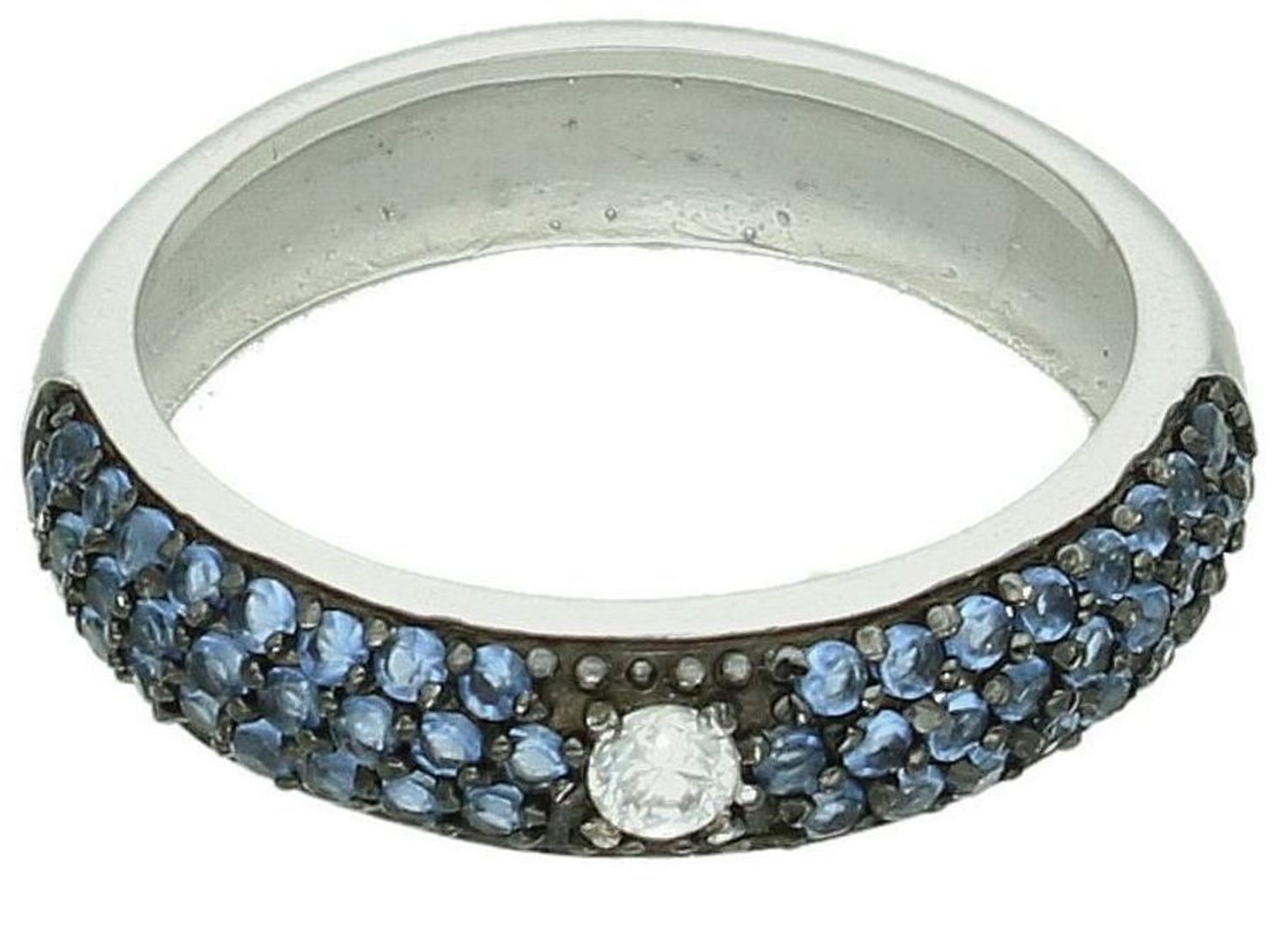 Srebrny pierścionek damski 925 kolorowe cyrkonie rozmiar 14 A01MY 9.jpg