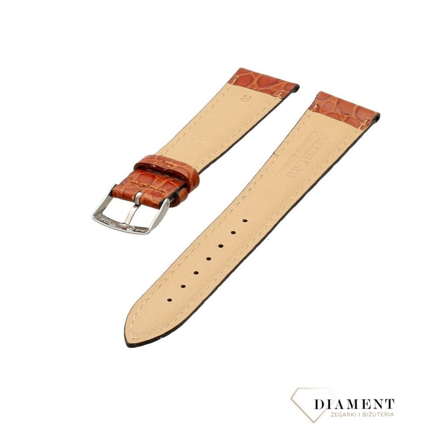 Oryginalny pasek Morellato A01U0751376037CR20 brąz 20mm (1).jpg