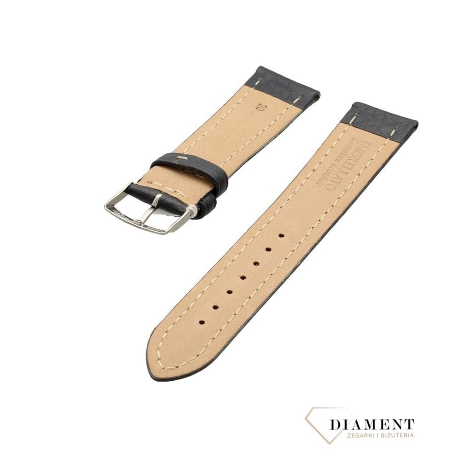 Oryginalny pasek Morellato A01U3689A38019CR czarny 20mm (1).jpg