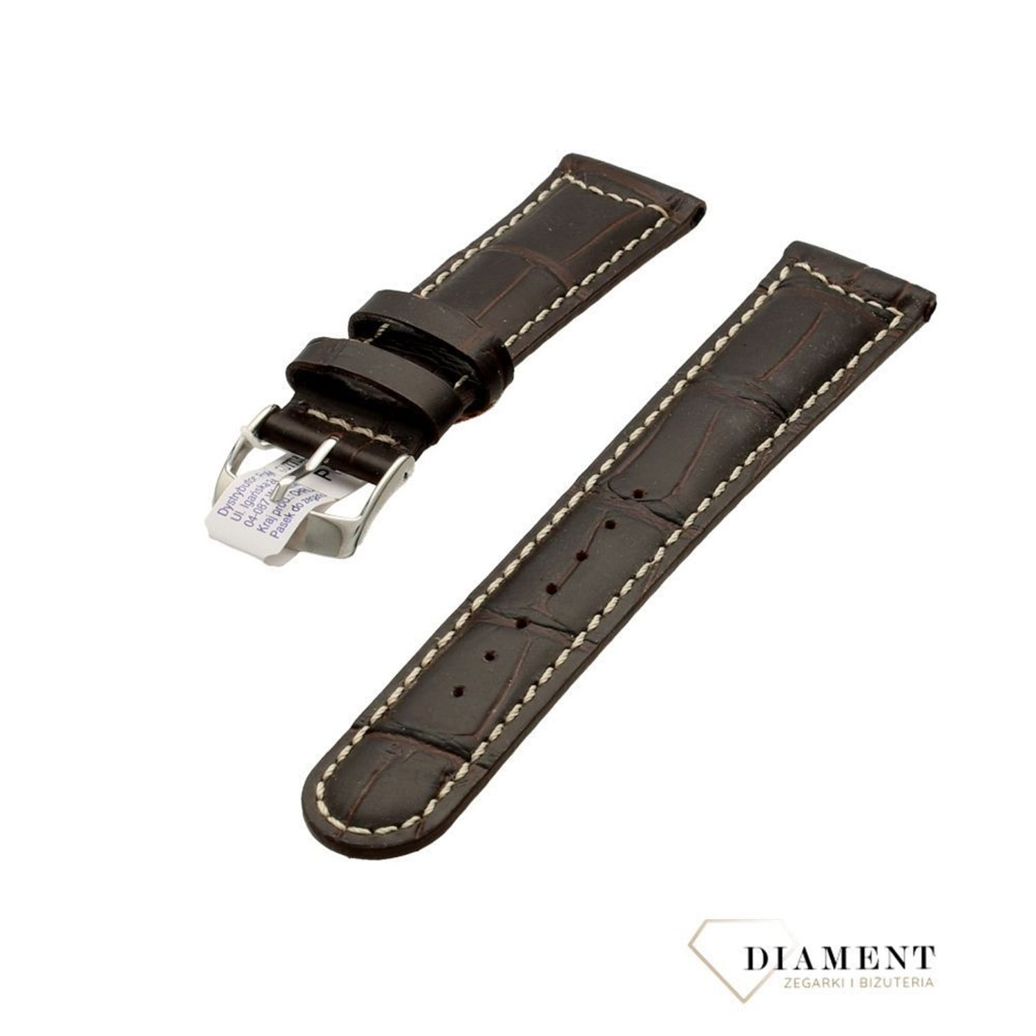 Oryginalny pasek Morellato A01U3882A59030CR brąz 20mm (1).jpg