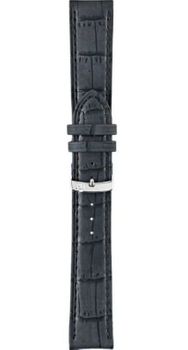 Elegancki czarny pasek do zegarka Morellato A01U3936A70019CR 18 mm z trwałej skóry naturalnej. Solidny, wygodny i uniwersalny pasek do zegarków..jpg