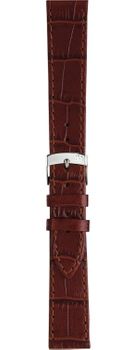 Brązowy, skórzany pasek do zegarka Morellato Kajman Alligatore A01X2524656032CR12 z wytłaczaną skórą krokodyla. Szerokość 12 mm, zapięcie klamra, antyalergiczny, produkt włoski.1.jpg