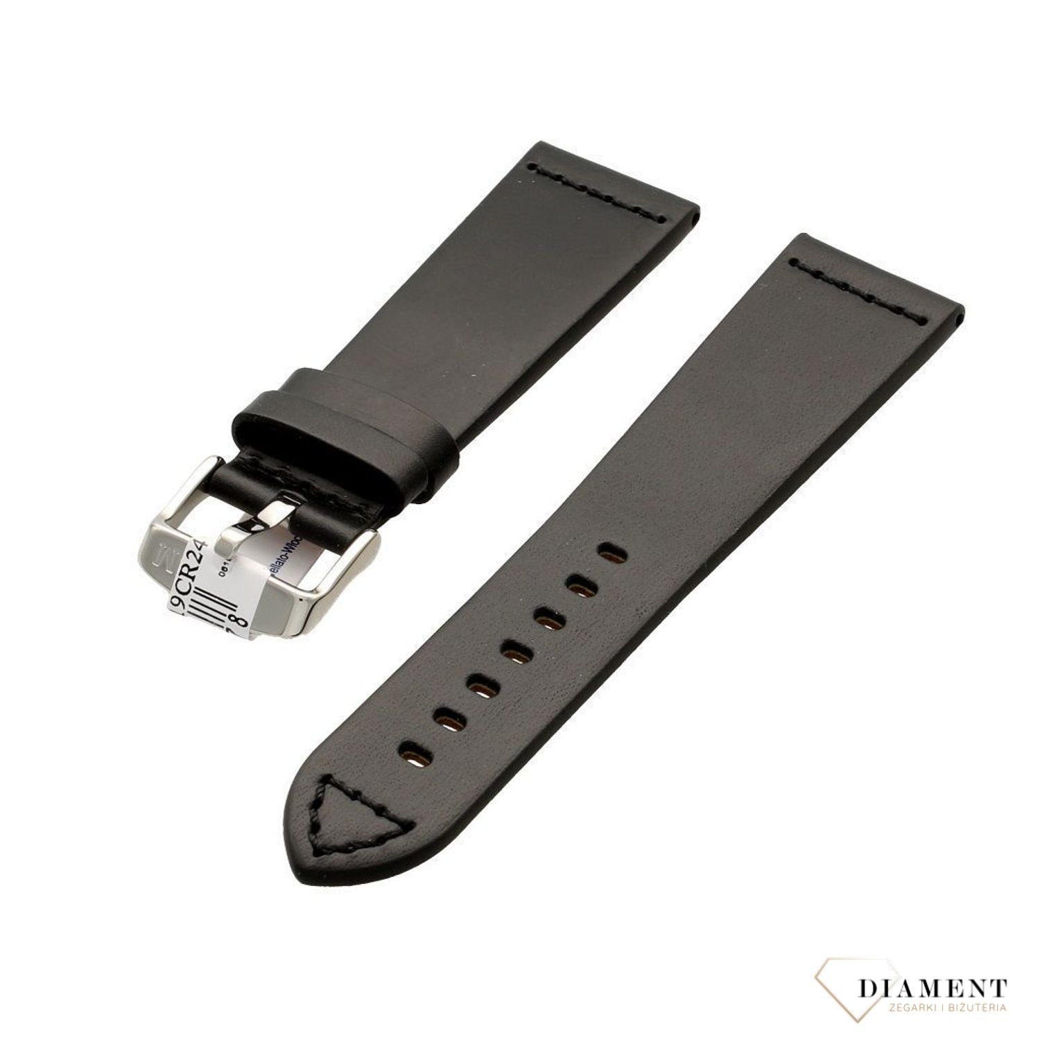 Pasek do zegarka 22mm skórzany oryginalny Morellato A01X4683B90019CR22 czarny (2).jpg