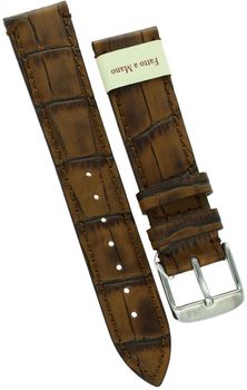 Morellato Pasek do Zegarka 20 mm – Skóra Naturalna Brązowy Aligator A01X4807B95038.jpg