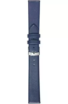 Skórzany pasek Morellato 22 mm w kolorze granatowym. Włoska produkcja, klasyczny styl, solidna metalowa sprzączka. Idealny do zegarków męskich..webp
