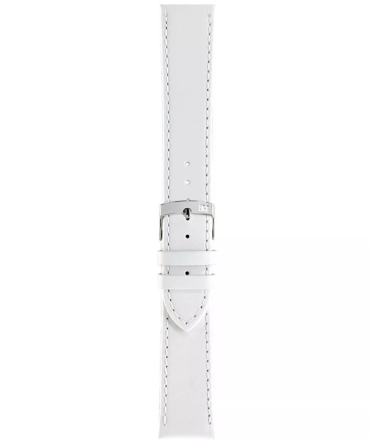 Biały pasek do zegarka Morellato 14mm – stalowa sprzączka.jpg