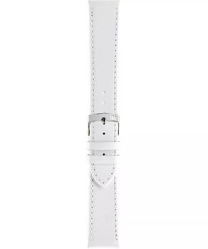 Biały pasek do zegarka Morellato 18mm– stalowa sprzączka.jpg