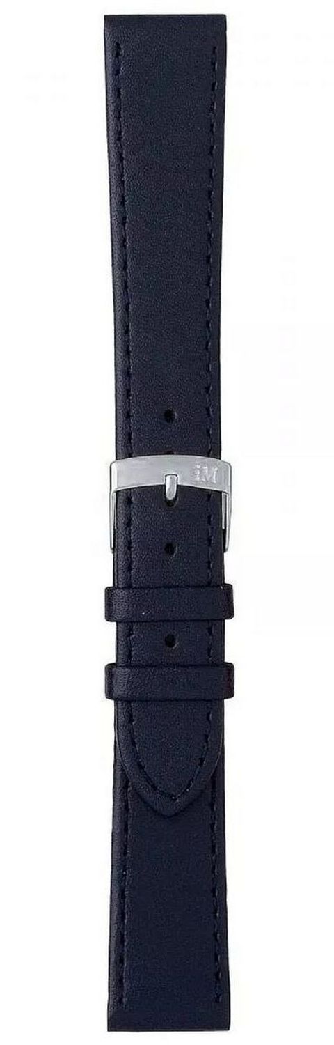 Pasek Morellato Sprint Nappa 18 mm – skórzany, niebieski, z eleganckim przeszyciem. Idealny do zegarków z mocowaniem teleskopowym. Gwarancja 2 lata. Model A01X5202875062CR18.1.jpg