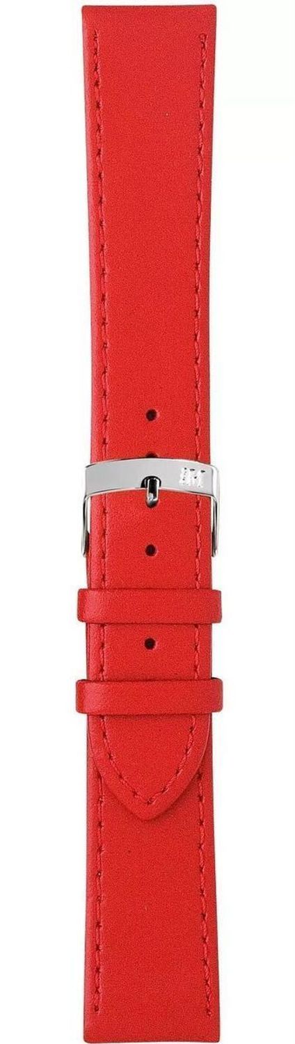 Damski czerwony pasek do zegarka Morellato Sprint EC Nappa 16 mm, skóra naturalna, quick-release, srebrna sprzączka. Styl casual, długość standardowa. Gwarancja 2 lata.1.jpg