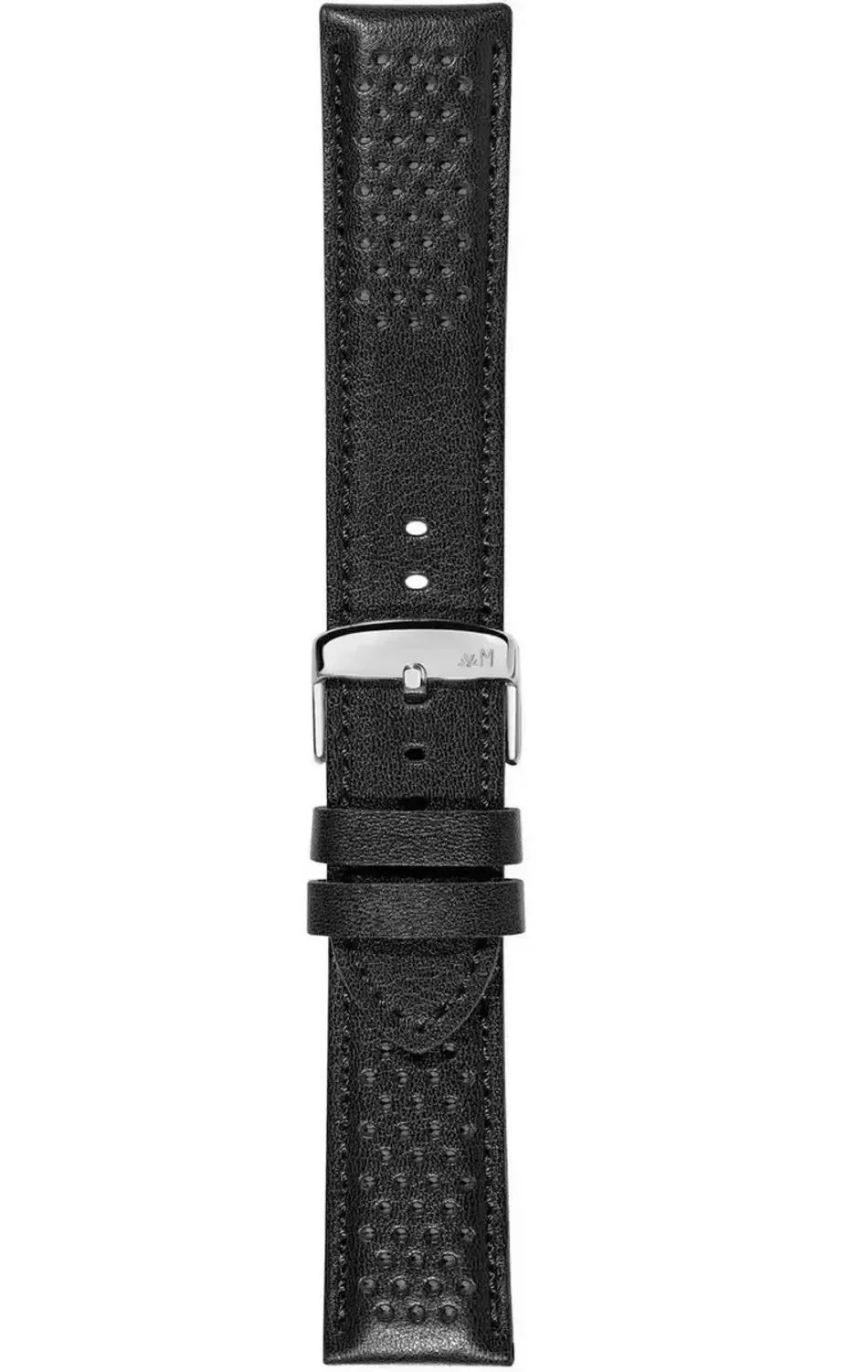 Pasek do zegarka Morellato Rally A01X5272C91119CR20 czarny skórzany 20 mm.webp