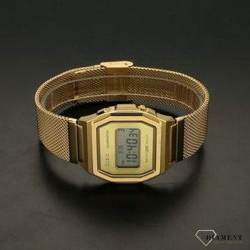 Zegarek damski CASIO Vintage Premium A1000MG-9EF to idealny zegarek elektroniczny na bransolecie dla kobiety lubiącej nowoczesne prezenty (3).jpg
