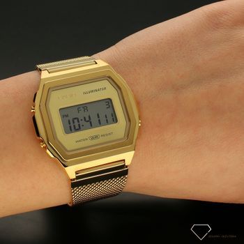 Zegarek damski CASIO Vintage Premium A1000MG-9EF to idealny zegarek elektroniczny na bransolecie dla kobiety lubiącej nowoczesne prezenty (5).jpg
