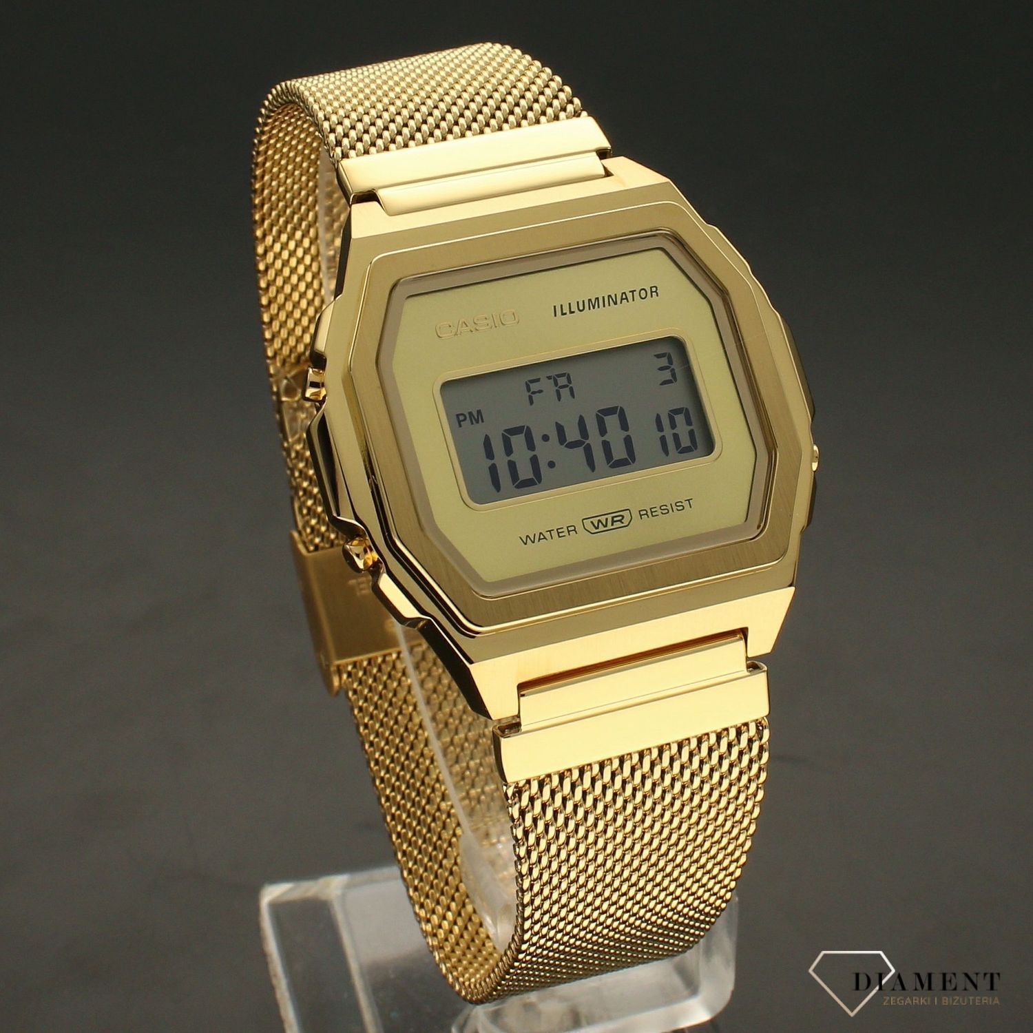 Zegarek Casio Vintage na bransolecie A1000MG-9EF.jpg