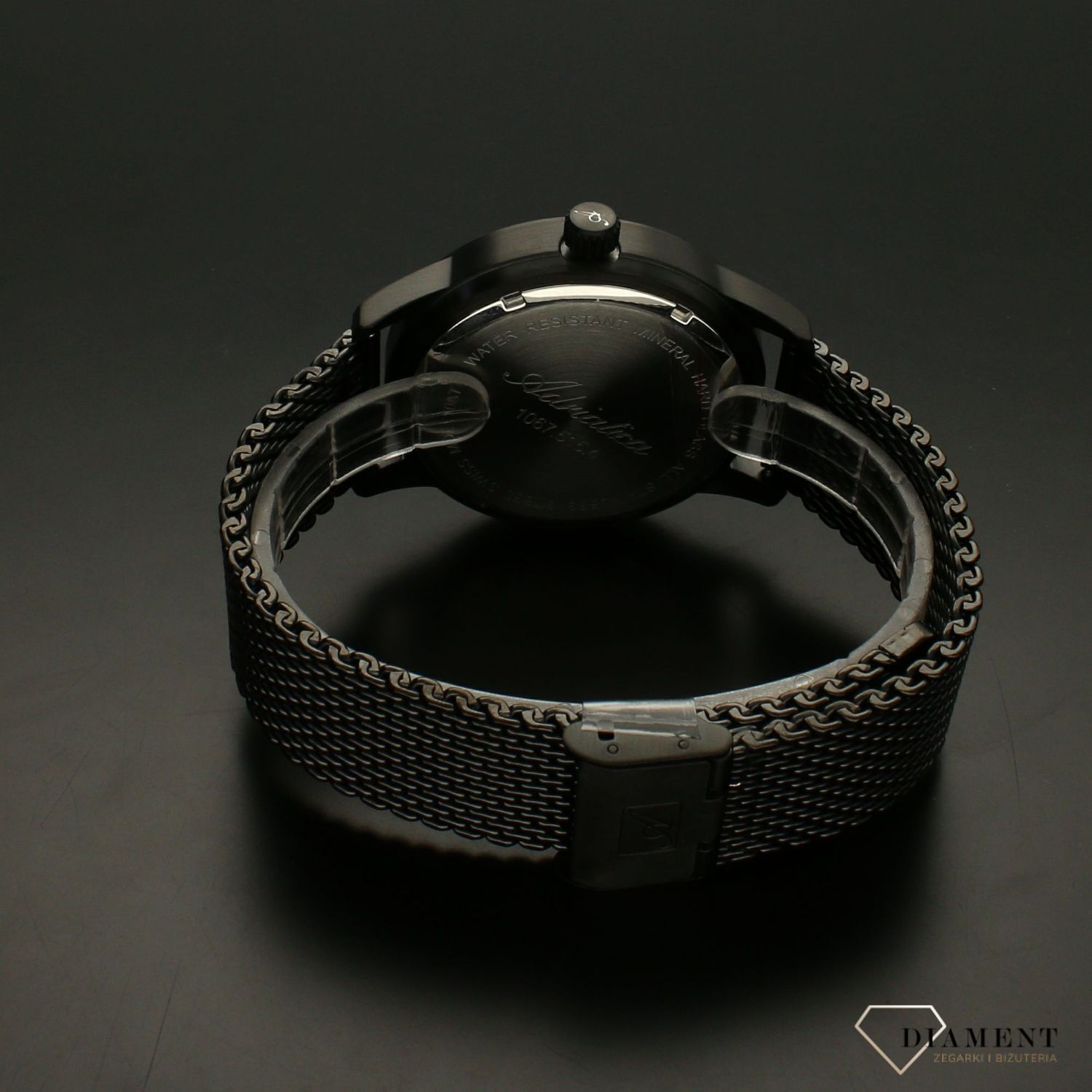 Zegarek męski na bransolecie dla pilota Adriatica 'Aviator Classic Black' A1067.B124Q.jpg