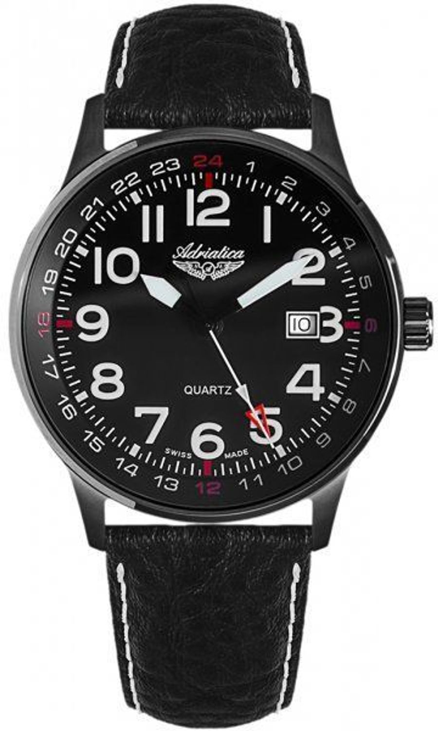 Zegarek męski Adriatica '' Aviator Classic Black '' A1067.B224Q.jpg