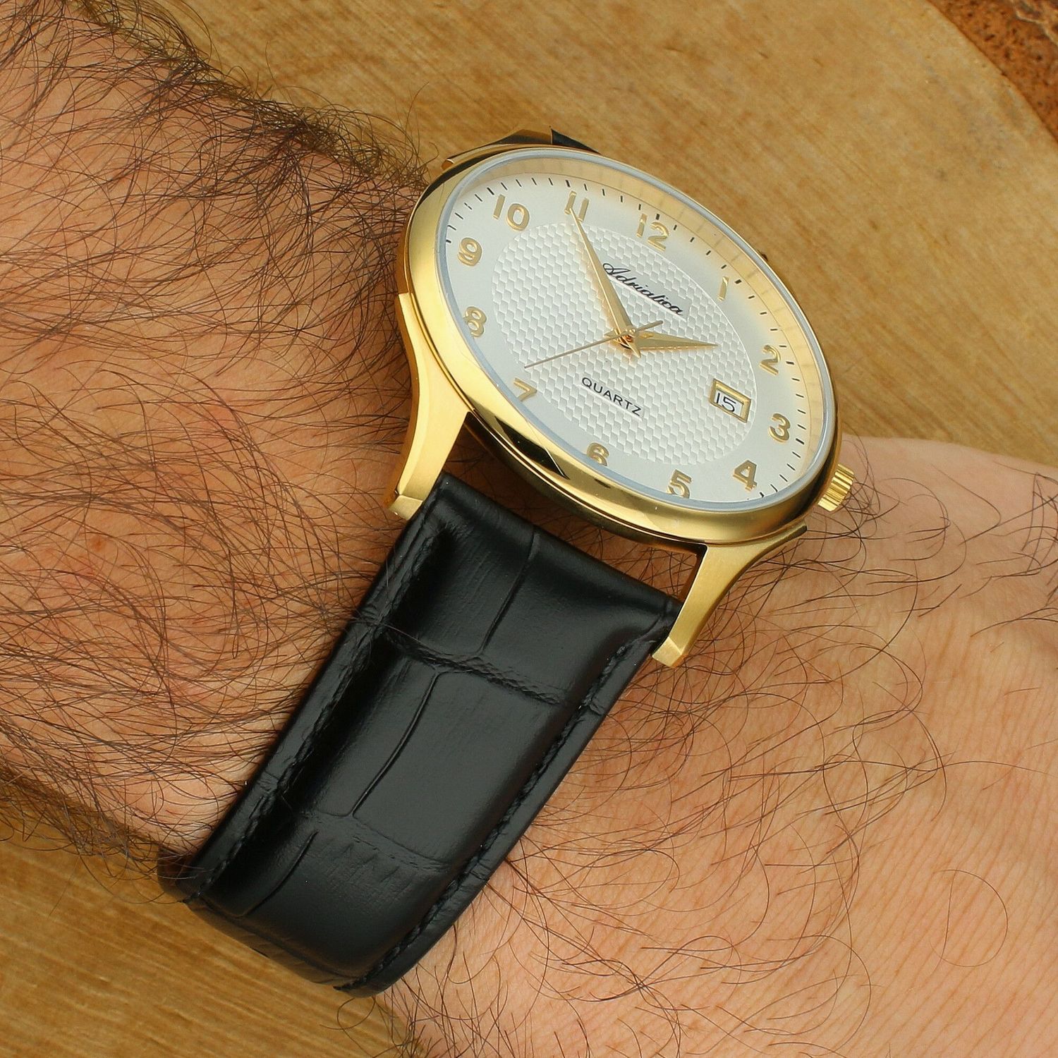 Adriatica A1246.1223Q – Męski Zegarek z Srebrną Fakturowaną Tarcza i Czarnym Skórzanym Paskiem  Sklep Diament – Autoryzowany Sprzedawca, 2 Lata Gwarancji.jpg