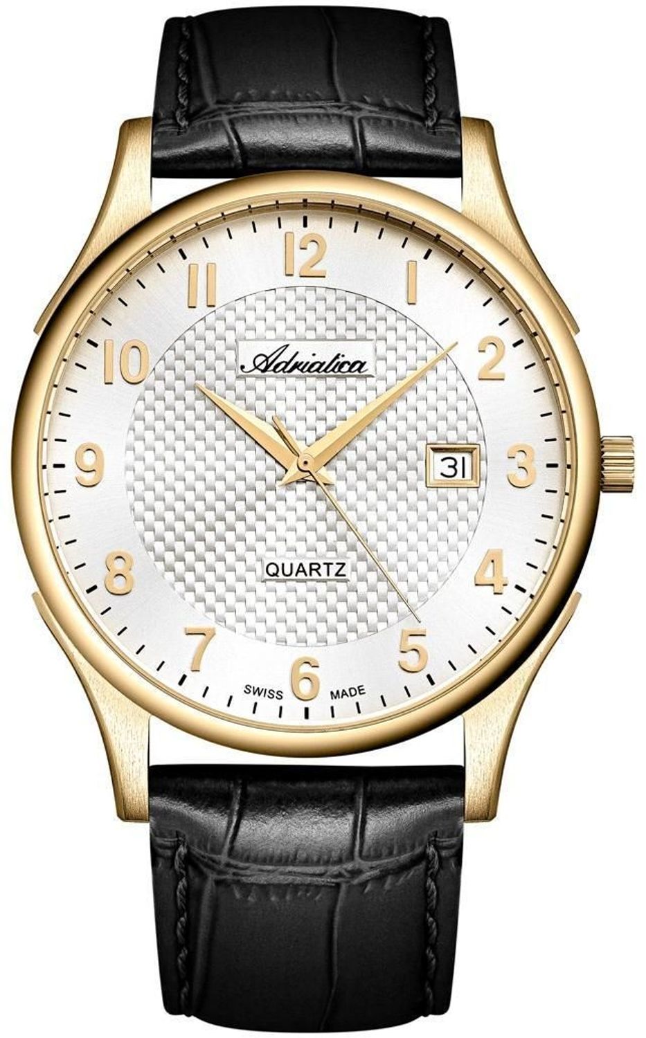 Adriatica A1246.1223Q – Męski Zegarek z Srebrną Fakturowaną Tarcza i Czarnym Skórzanym Paskiem  Sklep Diament – Autoryzowany Sprzedawca, 2 Lata Gwarancji.jpg
