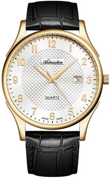 Adriatica A1246.1223Q – Męski Zegarek z Srebrną Fakturowaną Tarcza i Czarnym Skórzanym Paskiem  Sklep Diament – Autoryzowany Sprzedawca, 2 Lata Gwarancji.jpg