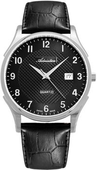 Adriatica A1246.5224Q – Męski Zegarek z Czarną Tarcza i Czarnym Skórzanym Paskiem  Sklep Diament – Autoryzowany Sprzedawca, 2 Lata Gwarancji.jpg