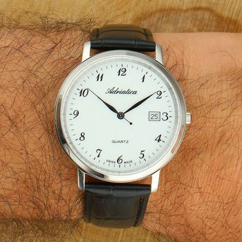 Zegarek męski Adriatica Classic Sapphire A1277.5223Q – skórzany pasek, szafirowe szkło classic.jpg