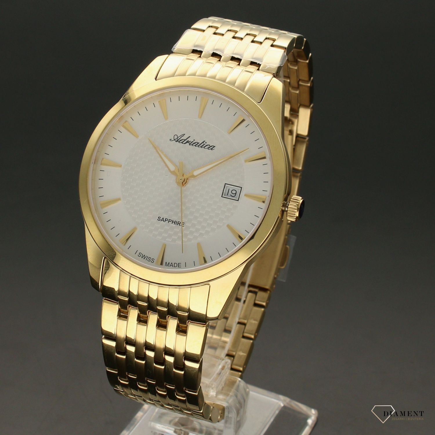 Zegarek męski Adriatica '' Złoty szafir '' A1288.1113Q.jpg