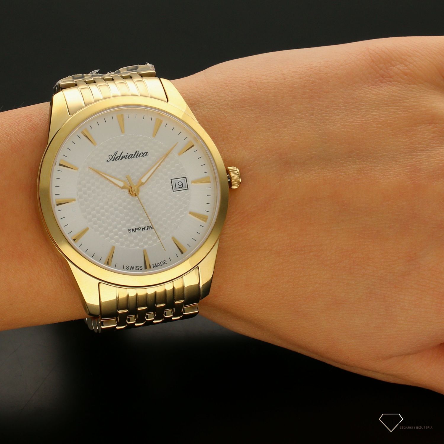 Zegarek męski Adriatica '' Złoty szafir '' A1288.1113Q.jpg