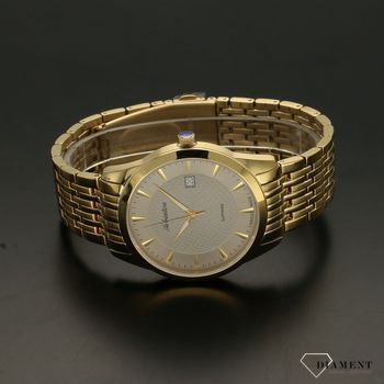 Zegarek męski Adriatica Sapphire A1288.1117Q ✅ Zegarek męski Adriatica w kolorze złotym, to świetne uzupełnienie każdego męskiego stroju.  (5).jpg