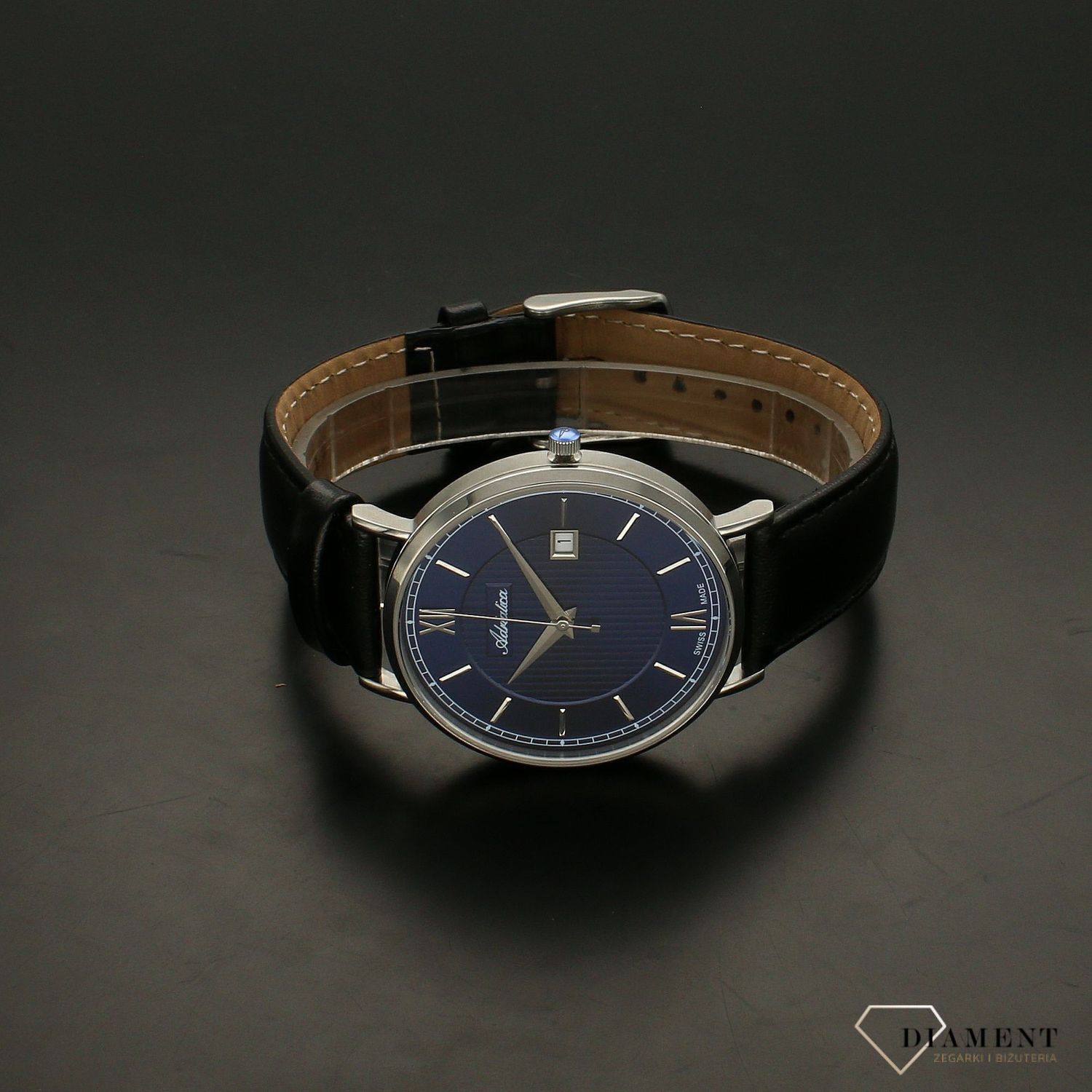 Zegarek męski Adriatica na czarnym pasku A1294.5265Q.webp