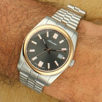 Zegarek męski Adriatica Classic Elegance Quartz A1298.R1R6Q – grafitowa tarcza, różowe złoto men.jpg