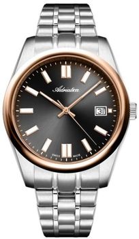 Zegarek męski Adriatica Classic Elegance Quartz A1298.R1R6Q – grafitowa tarcza, różowe złoto.jpg