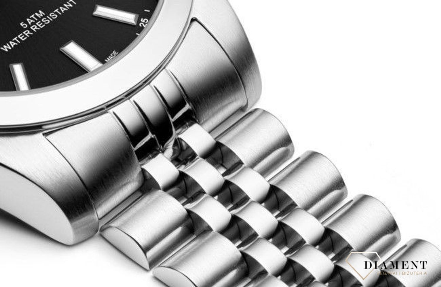 BRANSOLETA Wykorzystanie wysokiej jakości stali w bransolecie gwarantuje, że zegarek odporny jest na korozję i uszkodzenia oraz nie powoduje alergii. W zegarkach Adriatica wykorzystany jest jeden z najlepszych stopów stali 316L..jpg