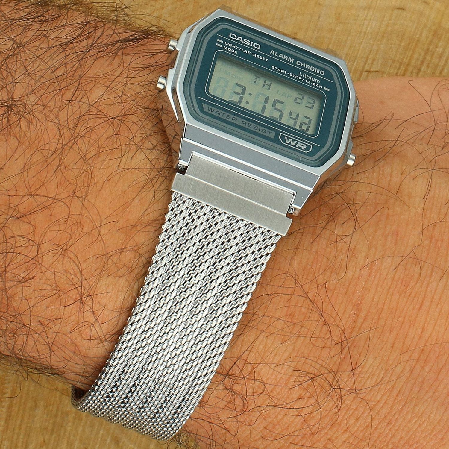 Zegarek męski Casio Vintage A158WEM-3EF – cyfrowy, stalowa bransoleta.jpg