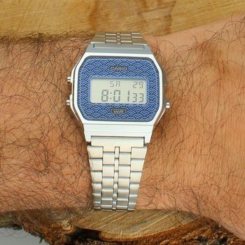 Zegarek Casio Vintage A159WEVJ-2ER Unisex Cyfrowy Retro Niebieska Tarcza blue casio.jpg