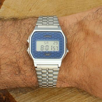 Zegarek Casio Vintage A159WEVJ-2ER Unisex Cyfrowy Retro Niebieska Tarcza męski fashion.jpg