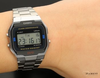 Męski zegarek Casio Retro A163WA-1Q (5).jpg