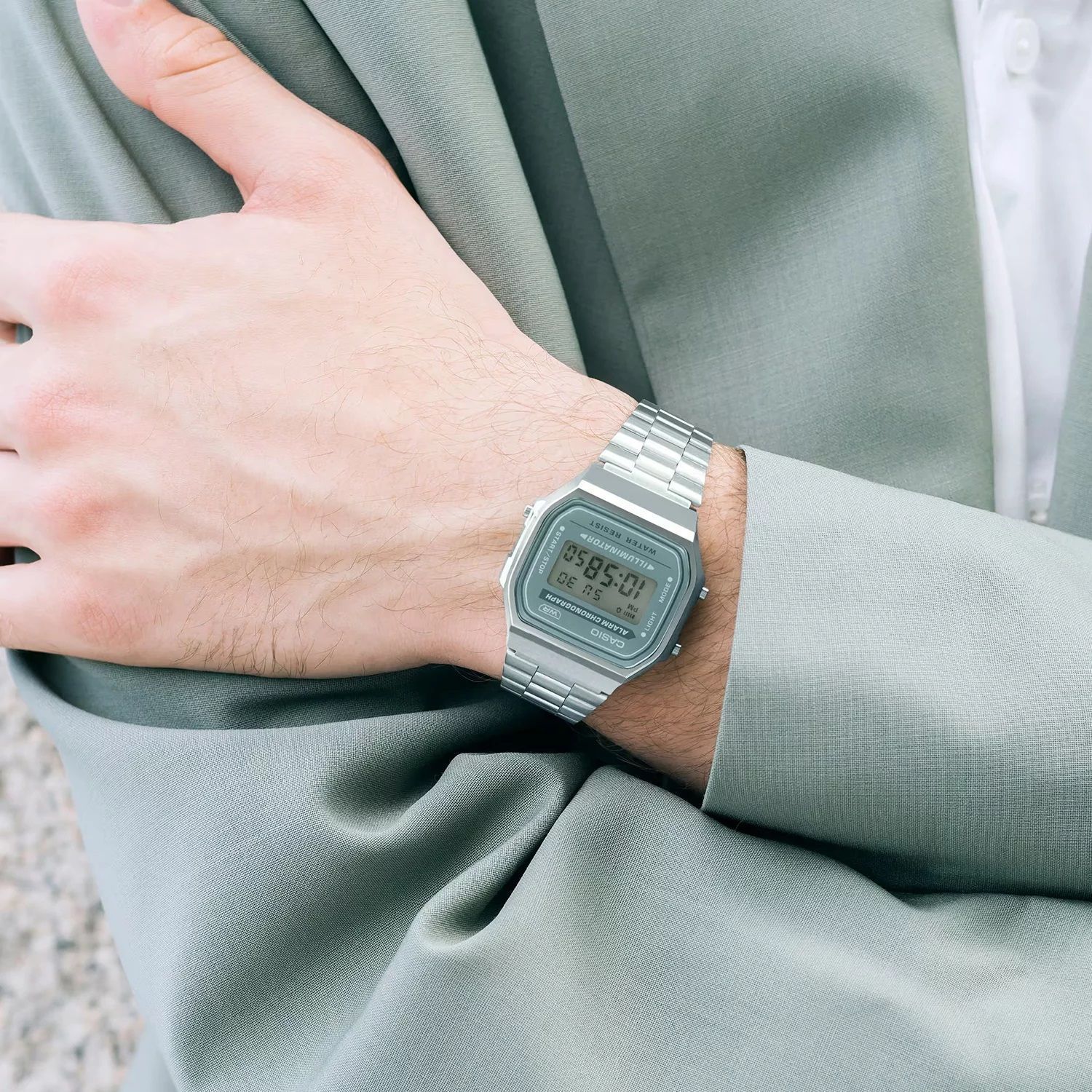 Zegarek Casio Vintage A168WA-3AYES. Zegarek Casio Vintage. Zegarek dla kobiet Vintage. Zegarek dla dziecka. Zegarek Vintage na prezent dla kobiety.  (2).jpg