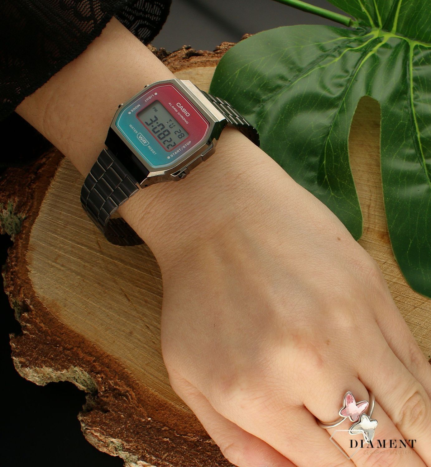 Zegarek damski CASIO Vintage ombre A168WERB-2AEF ⌚ zegarki casio ✓ Autoryzowany sklep✓ Kurier Gratis 24h✓ Gwarancja najniższej ceny✓ Grawer 0zł✓Zwrot 30 dni✓Negocjacje ➤Zapraszamy!.webp