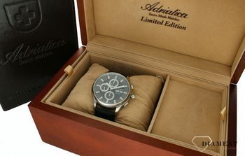 Zegarek męski na pasku Adriatica Automatic Limited Edition  A1992.5214A⌚ Ozdobne, drewniane pudełko  ✓Zegarek Adriatica Limitowana Edycja ✓ Autoryzowany sklep✓ Kurier Gratis 24h✓ Gwarancja najniższej ceny✓ Grawer 0zł✓Zwrot88.jpg