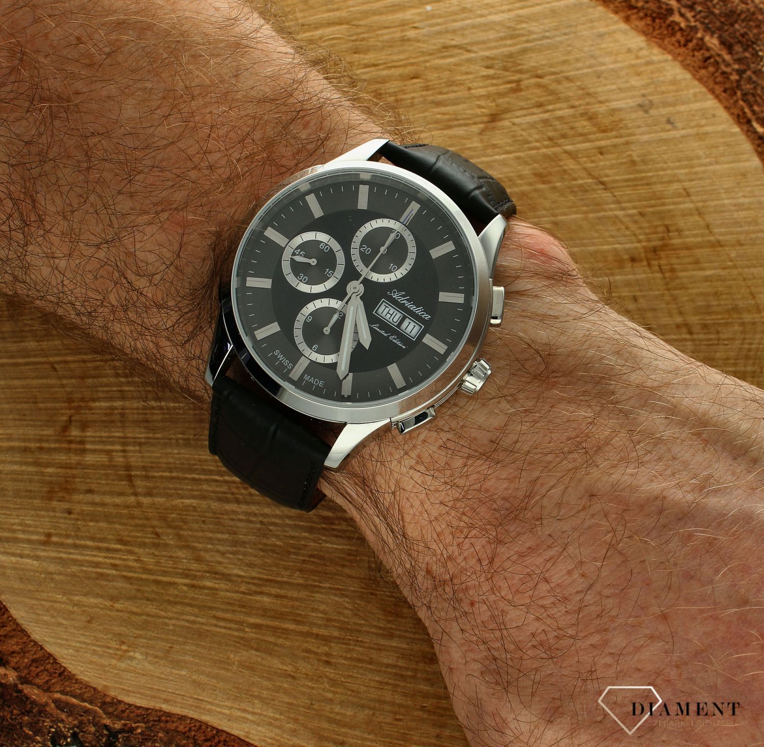 Zegarek męski na pasku Adriatica Automatic Limited Edition  A1992.5214A.webp