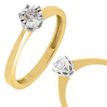 Pierścionek złoty z Diamentem Koronacja chwili 585 DIAMENT A210.jpg
