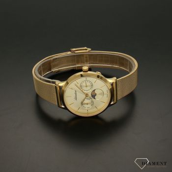 Zegarek damski na bransolecie złotej z fazami księżyca A3174.1111QF ⌚  (3).jpg