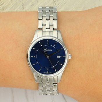 Zegarek damski Adriatica Classic Sapphire A3179.5115Q z granatową tarczą women.jpg