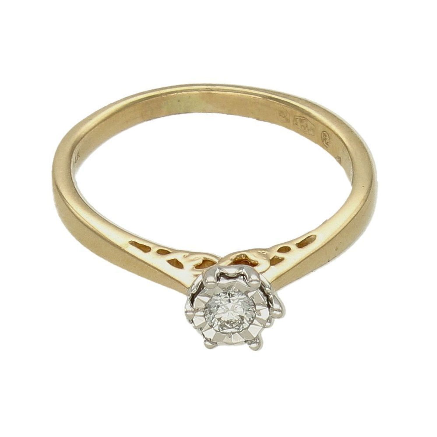 Pierścionek z Diamentem  Nieskończoność uczuć  585 DIAMENT A33210G  Biżuteria z kamieniami szlachetnymi, które swoim blaskiem zachwycą każdą kobietę. Biżuteria wyrażająca więcej niż słowa wykonana z 14 ka.jpg