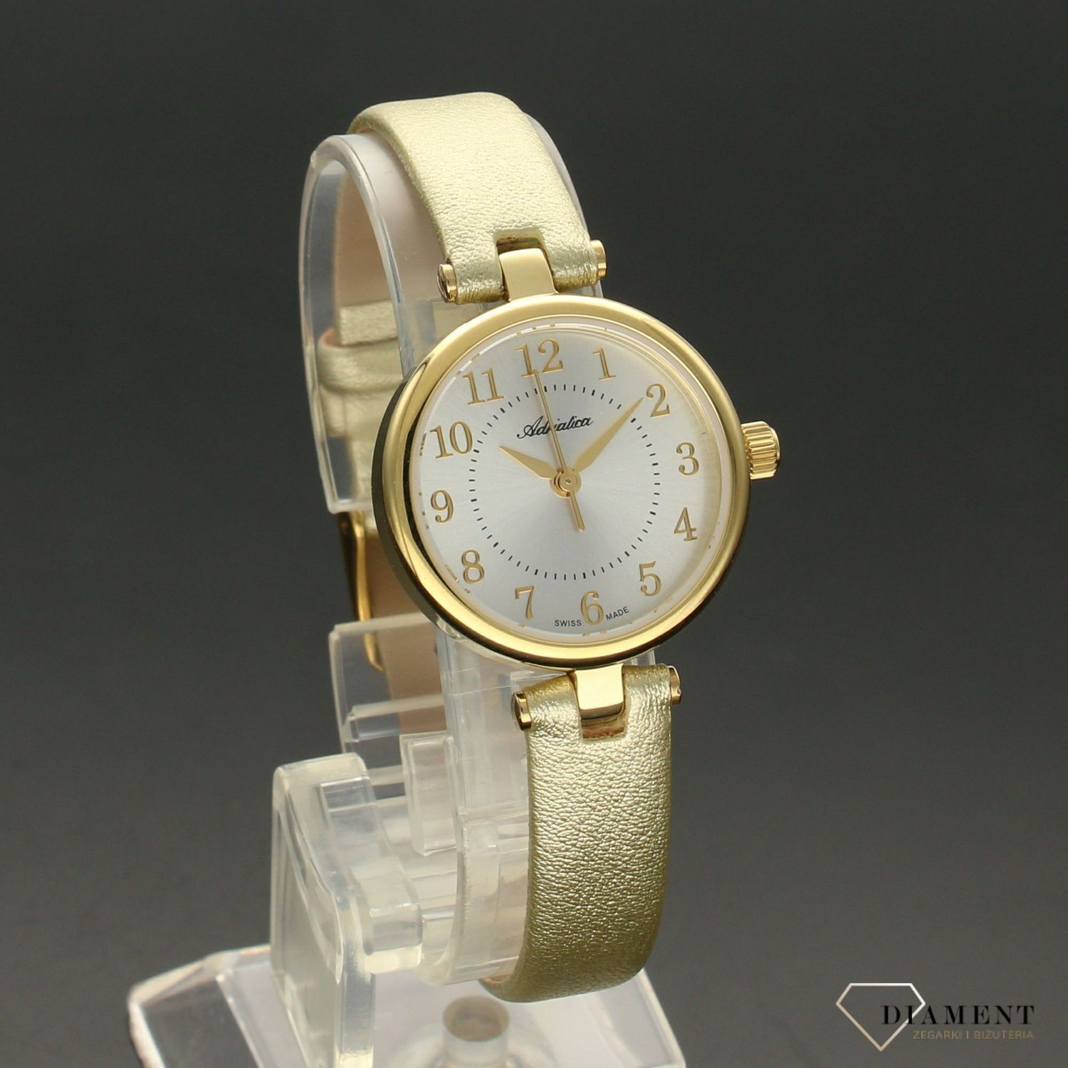 Zegarek damski Adriatica ' Złoty pasek ' A3474.1223Q.jpg