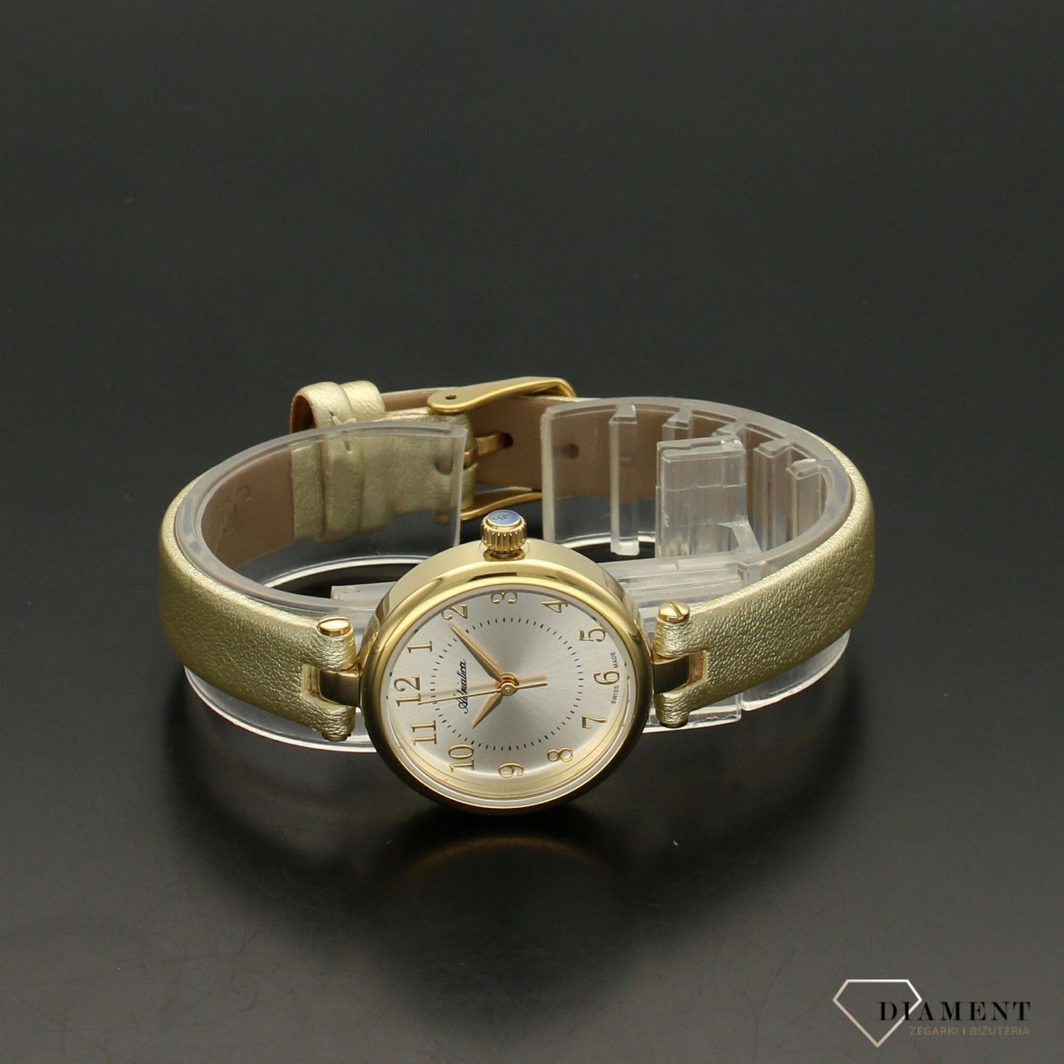 Zegarek damski Adriatica ' Złoty pasek ' A3474.1223Q.jpg