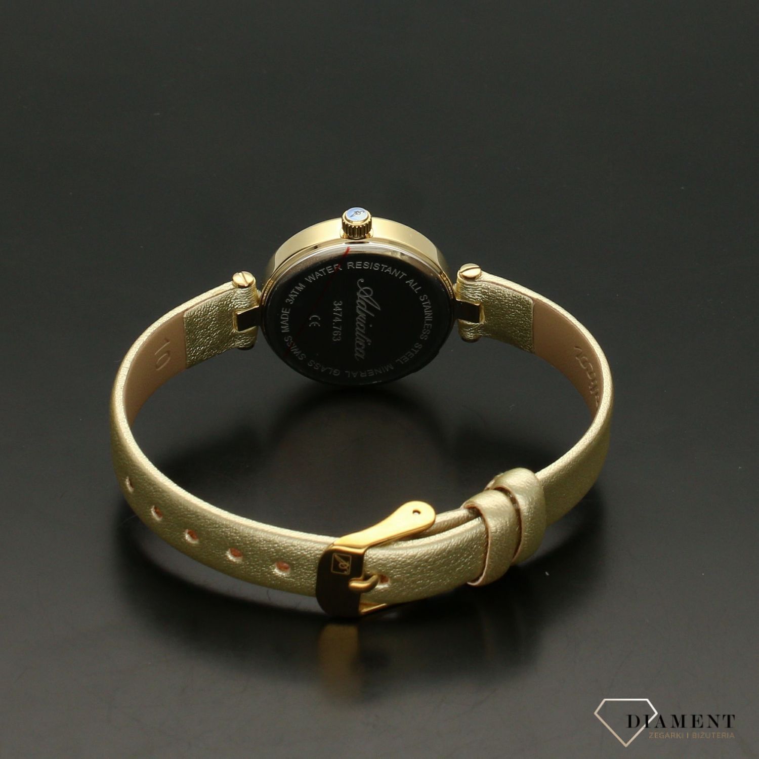 Zegarek damski Adriatica ' Złoty pasek ' A3474.1223Q.jpg