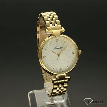 Zegarek damski Adriatica na bransolecie A3530.1143Q ✅ Klasyczny zegarek damski Adriatica jest to wspaniały model zegarka ze zdobioną cyrkoniami tarczą w jasnym odcieniu (2).jpg