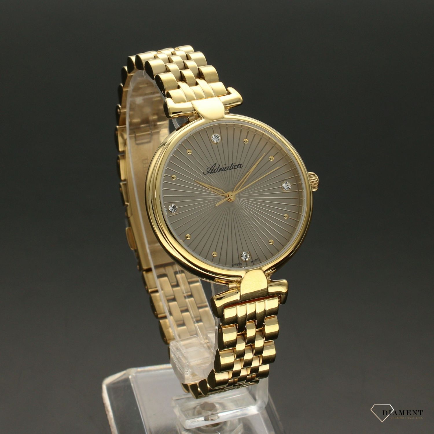 Zegarek damski Adriatica ''Szarość w złocie'' A3530.1147Q.jpg