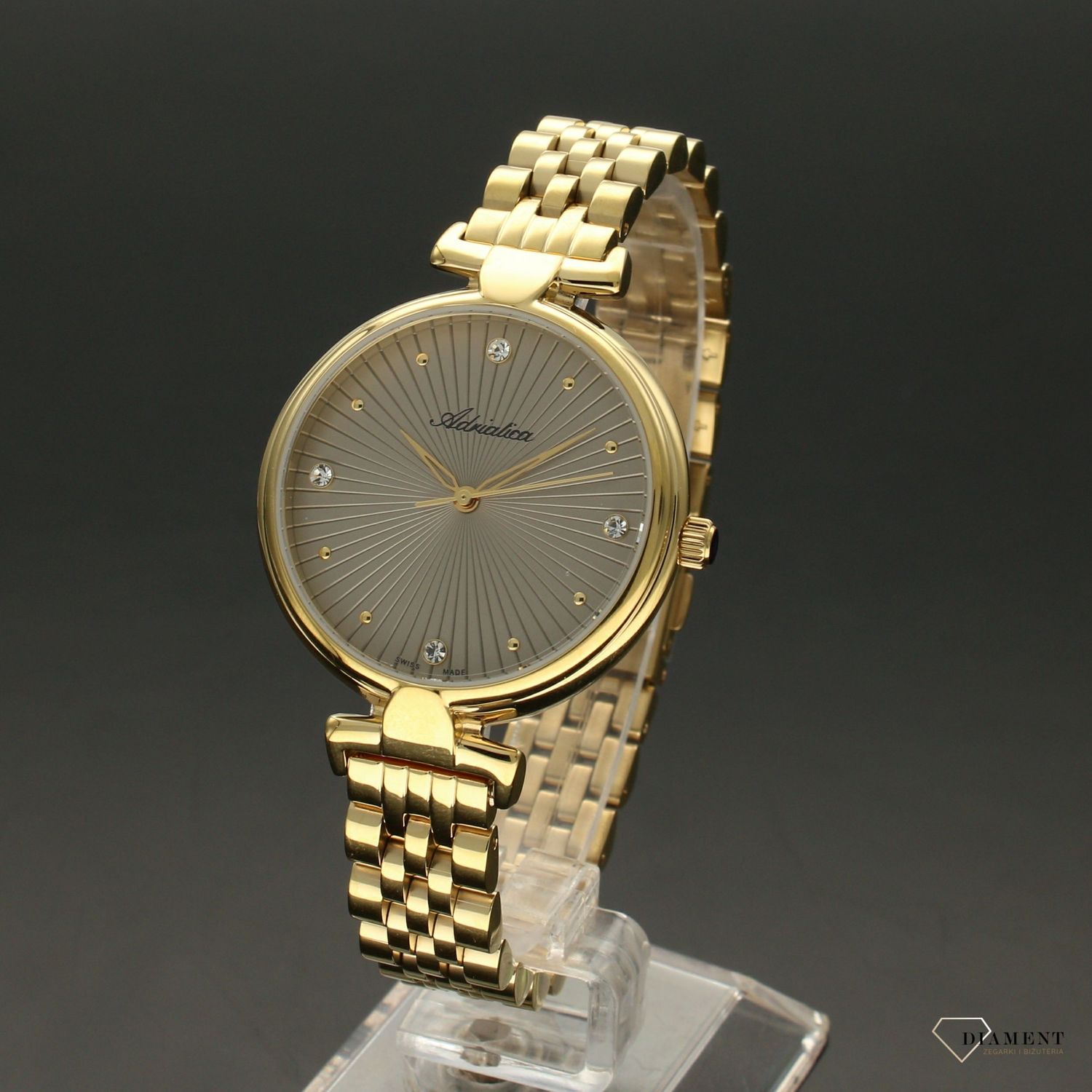 Zegarek damski Adriatica ''Szarość w złocie'' A3530.1147Q.jpg