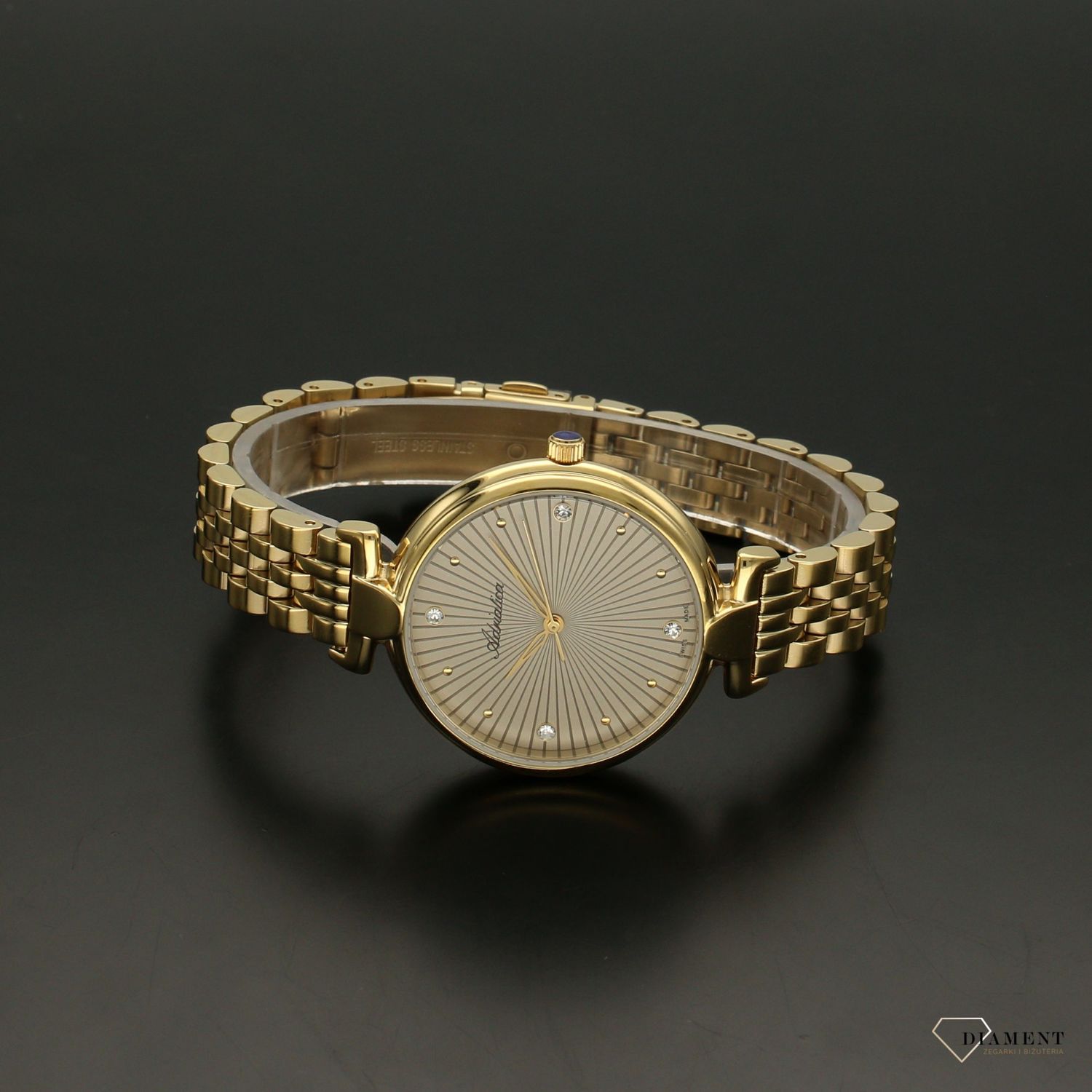 Zegarek damski Adriatica ''Szarość w złocie'' A3530.1147Q.jpg